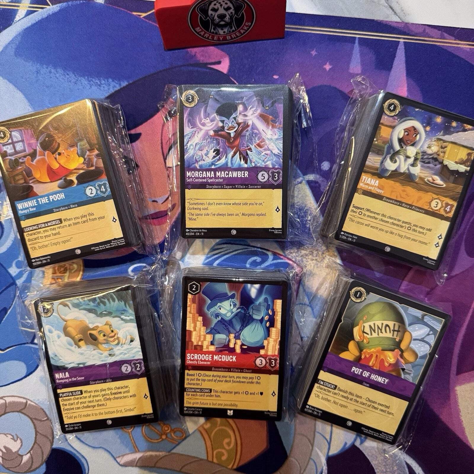 Disney Lorcana Winterspell 100 Card Bundle Non-Foil