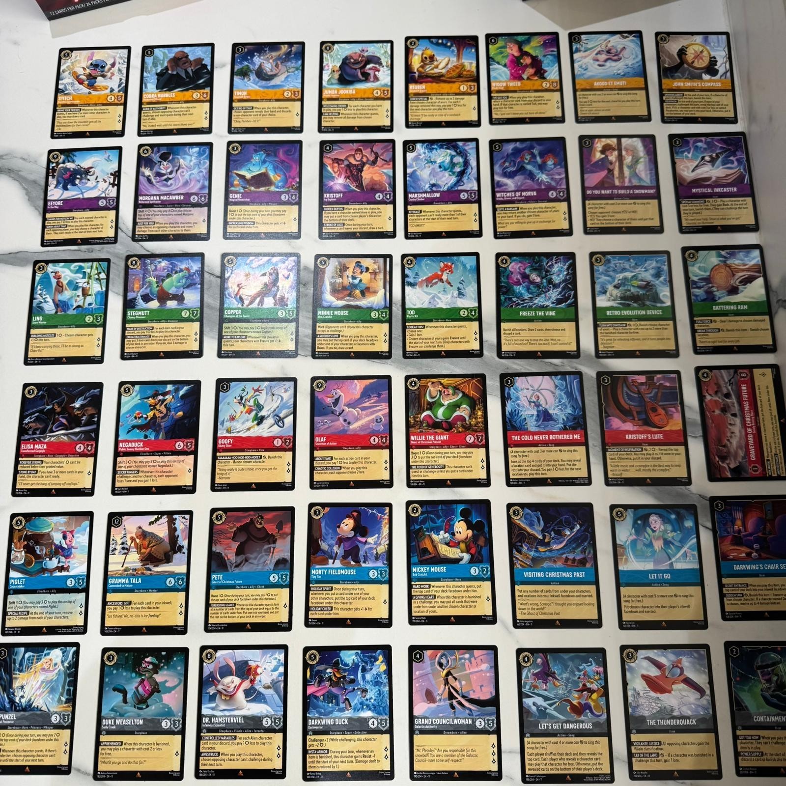 Disney Lorcana Winterspell Rare Cards NF