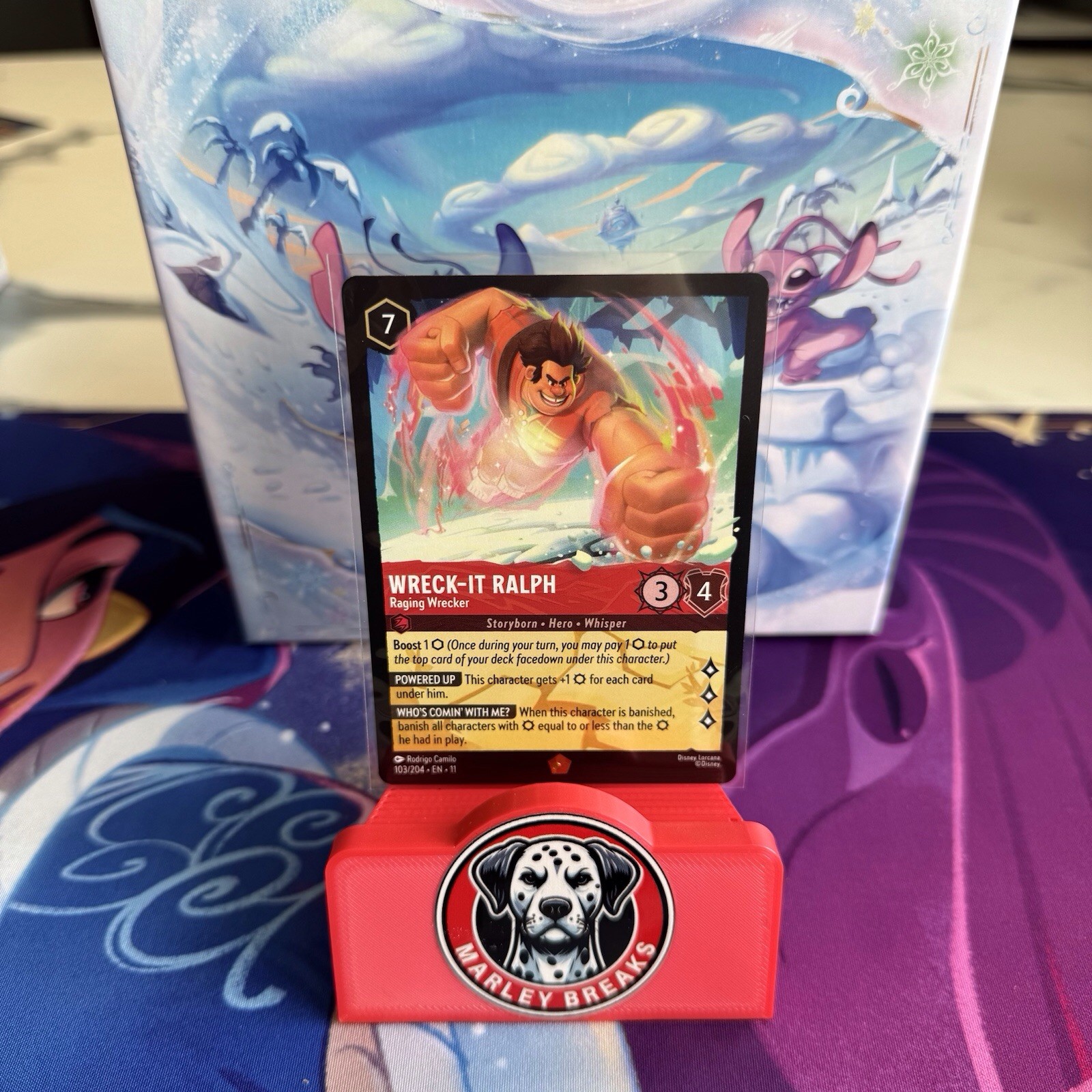 Disney Lorcana Winterspell Legendary Wreck-It Ralph Raging Wrecker 103/204 NF