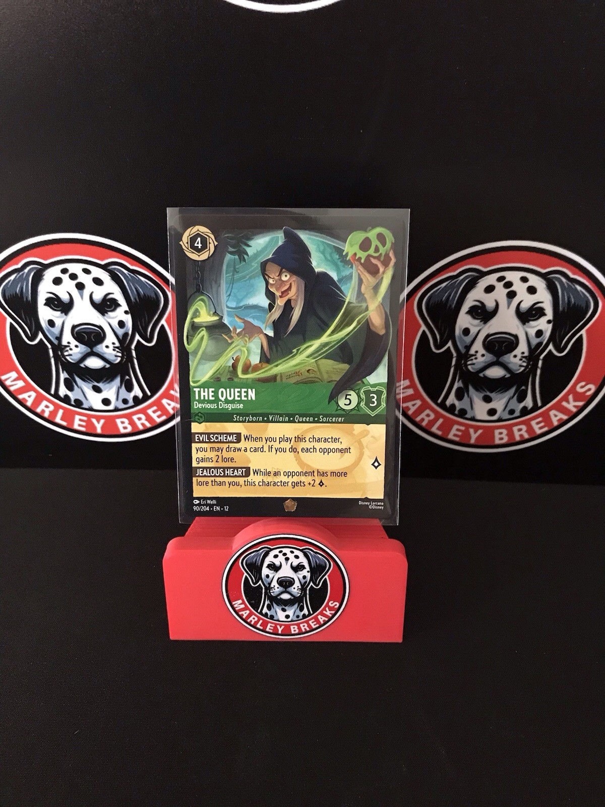 Disney Lorcana TCG Wilds Unknown Legendary The Queen Devious Disguise 90/204